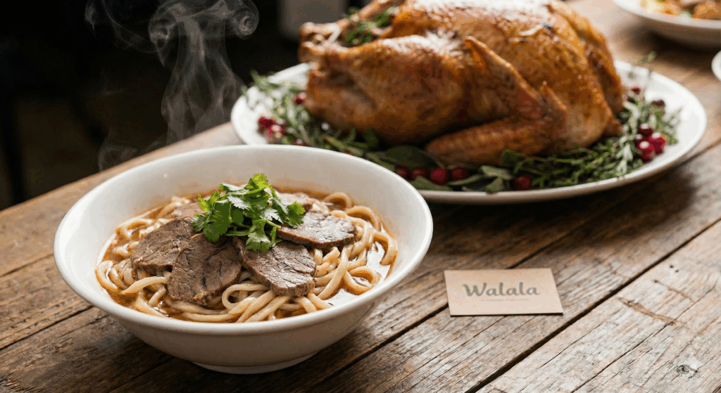 Thanksgiving Dinner is Open for Dine In and Take Out at Walala Hand Pulled Noodles in Orlando Florida