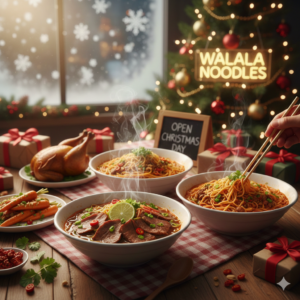 Christmas Dinner at Walala Hand Pulled Noodles