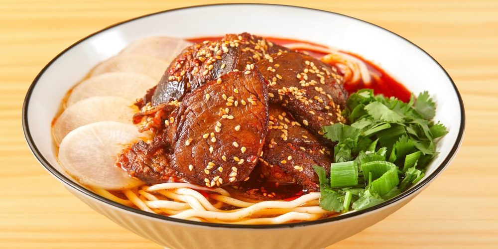 Hand-pulled Noodles with Spicy Sliced Beef Shank Hand-pulled Noodles with Spicy Sliced Beef Shank